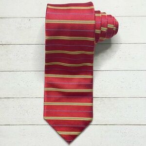 BROOKS BROTHERS MAKERS Striped All Silk Necktie Tie
